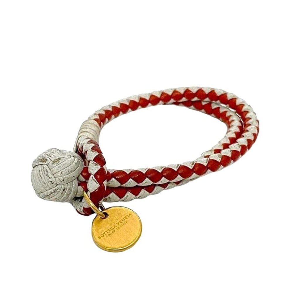 Bottega Veneta Bracelet White Red